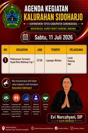 Agenda 11 Juli 2026